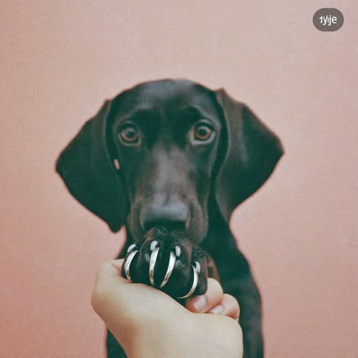 A dog's paw having its nails clipped